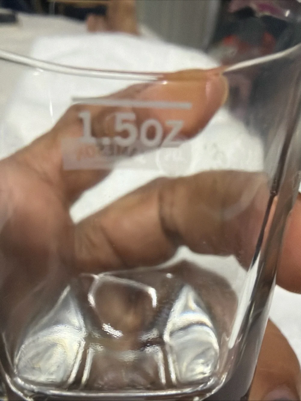 Jameson embossed 1.5 o Embossed Clear Shot Glass - Branded